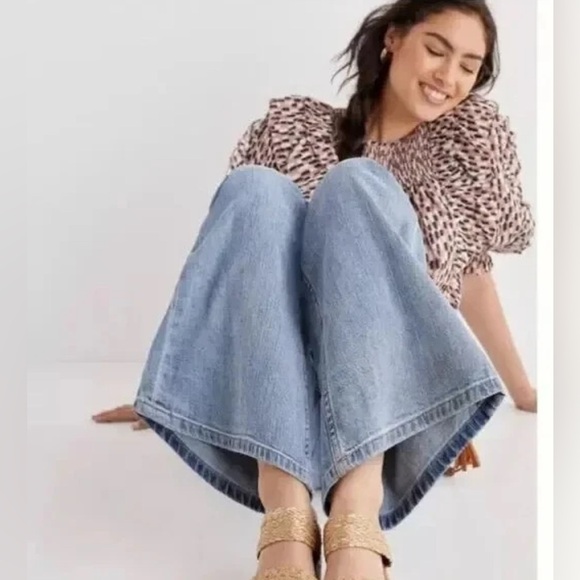 Anthropologie Pilcro High Rise Trouser Jeans Bootcut Flare Denim Size 30 - Picture 2 of 8